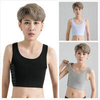 3 ชิ้น/แพ็คตะขอผ้าพันแผลส่วนTยุคครึ่งความยาวเสื้อกั๊กสั้นผ้าฝ้ายshapewearเสริมสร้างผ้าพันแผลผ้าฝ้ายTTรัดตัวlesหล่อหน้าอกชุดชั้นใน