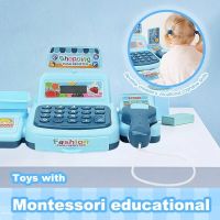 Electronic Pretend Play Supermarket Cash Register Toy Simulation Shopping Model Child Checkout Count Role Play Game Girl Favors