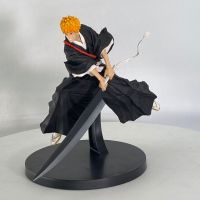 ของเล่นชุดคอสเพลย์ Kurosaki Ichigo Pvc ตุ๊กตาขยับแขนขาได้อนิเมะ Bleach Gk ขนาด33ซม. หรูหรามีตุ๊กตาโมเดลสำหรับสะสม