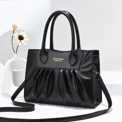 2021 new lady handbag fold big capacity handbags fashion business commuter one shoulder bags