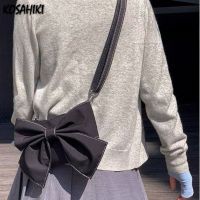 Fashion Fashion Bow Mini Shoulder Bags Luxury Design All Match Office Lady Womens Handbags 2023 Japanese Casual Crossbody Bags