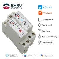 [HOT ZHKKZZLWWG 510] 16A 1P 1P N WiFi Smart Circuit Breaker Time Relay Switch รีโมทคอนโทรลโดย Tuya Smart/ewelink สำหรับ Alexa Google Home Assistant