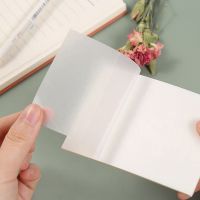 50 Sheets Transparent Posted It Memo Note Notepads Posits for School Stationery Office Supplies