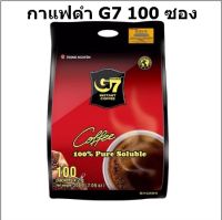 (ลดราคาพิเศษ) กาแฟดำ G7 กาแฟเวียดนาม กาแฟสำเร็จรูป 100 ซองละ 2 กรัม สูตรต้นตำหรับเวียดนามแท้