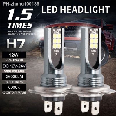 1pcs H7 LED Headlight Bulb Beam 100W High Power LED H1 H3 H4 H11 Headlamp 6000K White Super Bright Driving DRL Auto