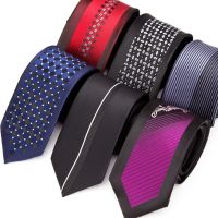 【Hot Sale】embellishembellish Mens Ties FormalStriped เนคไทธุรกิจงานแต่งงาน Fashion6cm Ties สำหรับ MensShirt อุปกรณ์เสริม Bow Tie