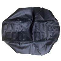 ฝาครอบ Bantal Alas สำหรับรถจักรยานยนต์ Suzuki GN250 Wangjiang PU หนังสีดำอะไหล่กันน้ำมอเตอร์ไซค์เบาะเรียบ