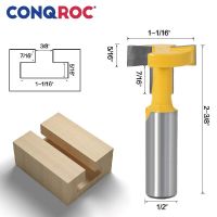 【In-demand】 MULTI DEAL 1/2 "12.7Mm Straight Shank T-Slot &amp; T-Track Slotting Router Bit เครื่องตัดงานไม้