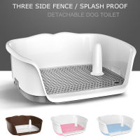 Dog Toilet Puppy Potty Urinal Lavatory Basin Pee Training Tray Plastic Dogs Chiens s WC Toilet Cleaning Potty Puppy Tray