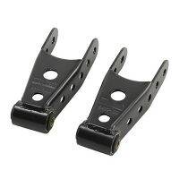 1 Pair of BEL6400 Rear Lowering Shackle Bracket Kit for Chevy Dodge Ford and GMC with 2inch Drop