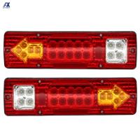 20212x 46 LED Truck Tail Light Bar for Truck Boat Trailer Pickup RV Camper U UTE Vans Turn Signal Brake Reverse Running Taillight