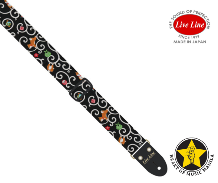 Liveline Guitar Strap LS2000KD Karakusa Dog Guitar Strap Lazada PH