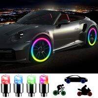 【CW】 2-pack car Cap Lamp Tyre Car Tire Caps for Motorcycle MTB