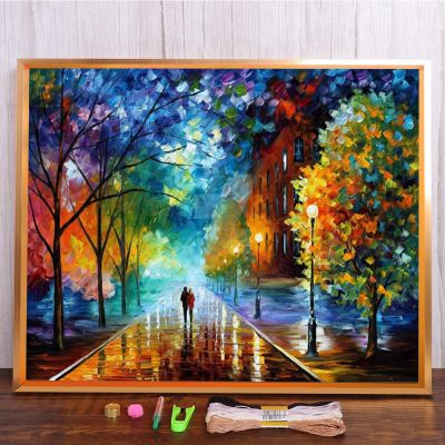 【CC】 Freshness Cold Printed 11CT Cross-Stitch Embroidery DMC Threads Sewing Painting Handiwork