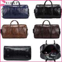 XIANP การเดินทางเพื่อธุรกิจ กระเป๋าเดินทาง holdall จุได้มาก แบบพกพาได้ กระเป๋าหนังออกกำลังกาย ของใหม่ กระเป๋าใส่ของ กระเป๋าถือแบบถือ ชายหญิง