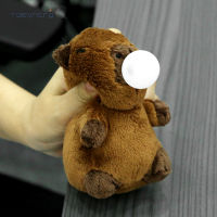 RAE Capybara Plush Keychain With Squeeze Bubble Lightweight Hanging Pendant Props For Key Handbag Decor