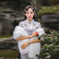 Plus ขนาด Elegant Cheongsam ใหม่มาถึง Vintage สไตล์จีนผู้หญิงทุกวัน Qipao R เซ็กซี่ชุด Mujer Vestidos S-2XL