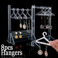 Transparent Acrylic Jewelry Display Rack Earrings Hanging Small Clothes Stand Storage Jewelry Shopwindow Manager Display Racks