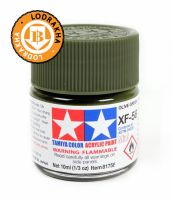 สีเขียวมะกอก 2 สูตรน้ำ Tamiya Acrylic XF58 Olive Green (Drab 2) 10ml