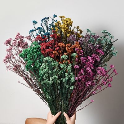 [AYIQ Flower Shop] 120กรัมธรรมชาติจริงนิรันดร์ข้าวดอกไม้ข้าวฟ่างดอกไม้ช่อ DIY เทียนอุปกรณ์เรซินสำหรับห้องนั่งเล่นตกแต่งบ้านงานแต่งงาน