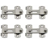 HOT! 4X 20X50x70mm Stainless Steel Home Safety Gate Door Bolt Latch Slide Lock Hardware Door Hardware Locks Metal film resistance