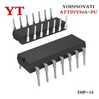 1pcs/lot ATTINY84A PU ATTINY84A MCU 8BIT 8KB FLASH 14 DIP best quality.