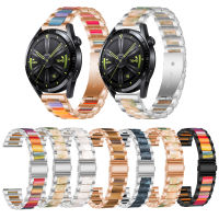 20มม. 22มม. โลหะเรซิ่นสายรัดรวมสำหรับนาฬิกา Huawei Gt/ GT2 /GT3/GT 3 PRO/GT2e/GT2 Pro/honor Magic Watch 2 /Huawei Watch Buds/huawei Watch GT3 SE