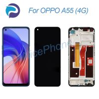 สำหรับ OPPO A55หน้าจอ LCD + แสดงการกำหนดตำแหน่งการสัมผัส1600*720 CPH2325 A55จอแสดงผล4G หน้าจอ LCD