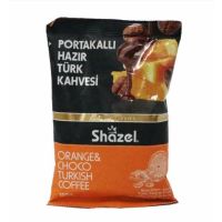 ?Turkey Product? (ชงน้ำร้อนได้เลยค่ะ) กาแฟตุรกี Orange Choco  Turkish Coffee เตอร์กิช คอฟฟี่  ขนาด 100 กรัม  แบรนด์ Shazel สินค้าจากตุรกี