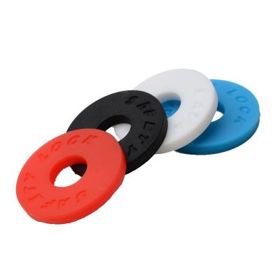 4PCS Multi Color Guitar Strap Block Rubber Safety Lock Washer for Acoustic Electric Guitar Bass Ukulele