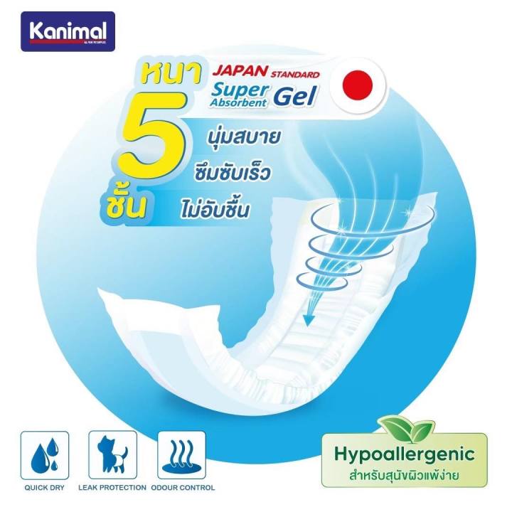 แพมเพิสสุนัข-ผ้าอ้อมสุนัข-kanimal-โอบิสุนัข-สำหรับสุนัขตัวผู้