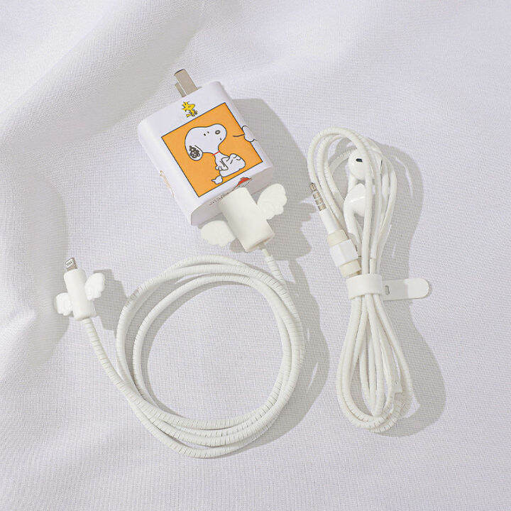 data-cable-case-mobile-phone-charger-winding-rope-headset-cable-protection-line-cute-cartoon-sticker