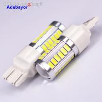 2023 2ชิ้น T20 Led 7443 7440 WY21W W21W 33 Smd 5630 5730เลนส์รถยนต์ไฟหน่วยเก็บข้อมูลสำรองมอเตอร์หลอดไฟเบรกสีขาวสีแดง