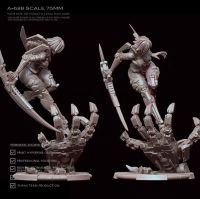 75MM Resin model kits DIY figure self-assembled A-628