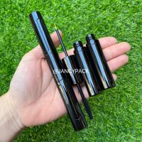 5MLPortable Empty Double Head Black Silicone Mascara Packaging Container DIY Eyeliner Growth Liquid Empty Tube Customized LOGO Travel Size Bottles Con