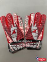SPORTLAND Spider Goal Keeper Gloves  Red/Silver