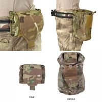 New Roll-Up Mag Mesh Dump Pouch Magazine Mini Foldable Net Pocket EDC Tactical Outdoor Sport Hunting Bags 500D Cordura