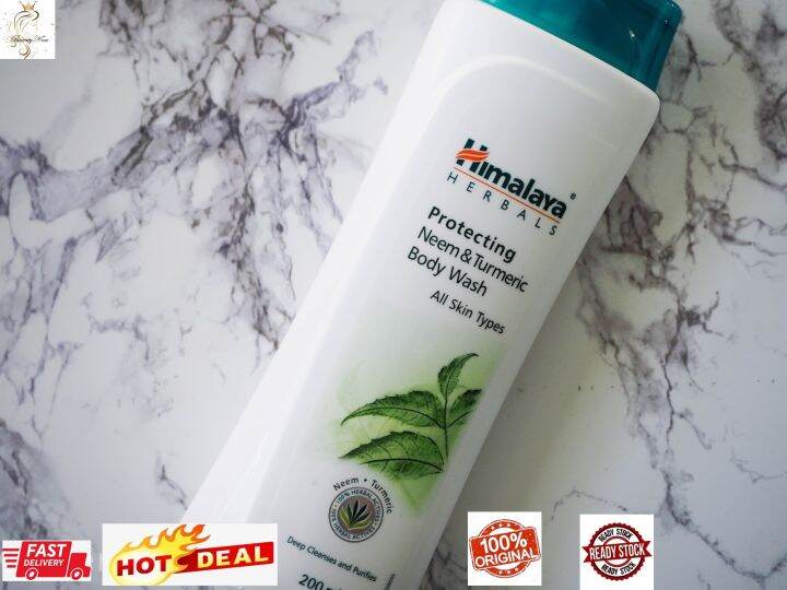 HIMALAYA Protecting Neem & Turmeric Body Wash 200ml ORIGINAL Lazada