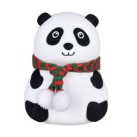 LED Night Light Touch Sensor Colorful Cartoon Panda Silicone Lamp Battery Powered Bedroom for Children Baby Kids Dropship