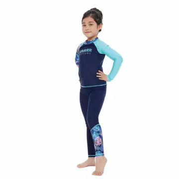 Kids Professional Swimwear One Piece Training Swimsuit Teen Bathing Suit  Girls Rash Guard Floating Swimsuit Sports Wear For Kids