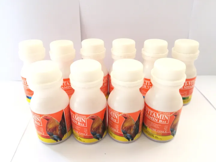 [CLR AGRIVET] 10 bottles MULTIVITAMIN WITH VITAMIN B12 tablets for