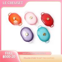 LE CREUSET ของแท้ หม้อเคลือบหม้อสตูว์ หม้อรันเวย์บรรเทา 31 ซม. หม้อเหล็กหล่อในครัวเรือนหม้อรูปไข่