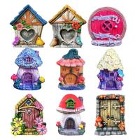 Miniature Fairy Door Miniature Fairy House Yard Art Crafts Wall and Tree Outdoor Miniature Fairy Garden Decorations for Kids Girls and Boys to Improve Creation sincere