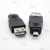 Universal USB 2.0 A To Mini B 5-Pin Male Adapter For Mini Type-A B Jack Splitter Smart Phone OTG ConverterYB23TH