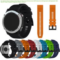 สายนาฬิกาข้อมือซิลิโคนอะไหล่ชิ้นส่วนซ่อมแซมสําหรับ Garmin Fenix 6 / Pro 5 Plus 935 945 Instinct Quatix