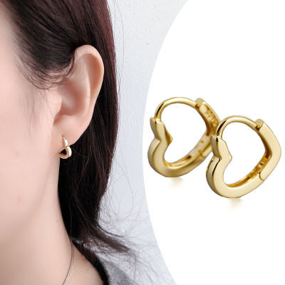 Shanglife New Love Ear Buckle Glossy Earrings Fashion All-Match INS Style Design Earrings Earrings For Men And Women