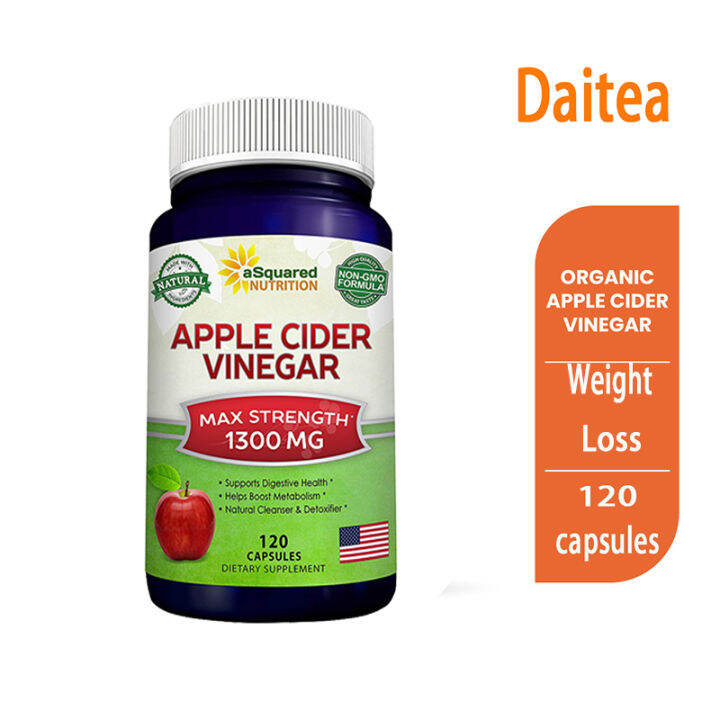 Apple Cider Vinegar Supplements Burn Fat Healthy Weight Loss Improve