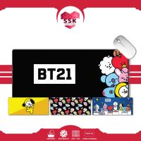 แผ่นรองเมาส์ BT21 Design Extension แผ่นรองเมาส์สำหรับเล่นเกม แผ่นรองเมาส์สำหรับเล่นเกม