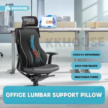 Shop Pillow Chair Cushion Seat Cushion Waist Lumbar Pillow Waist Support  Office Backseat Nap Cushion Gift online
