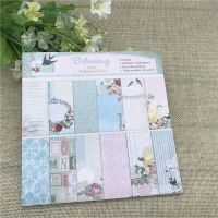 24sheet 6"X6"Believing Flower Garden patterned paper Scrapbooking paper pack handmade craft paper craft Background pad Cables